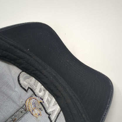 Stren Strapback Baseball Cap Black One Size Adjustable Embroidered 6 Panel