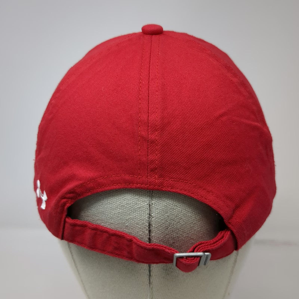 Under Armour Baseball Cap Red One Size Let Freedom Ring Slideback Hat Logo
