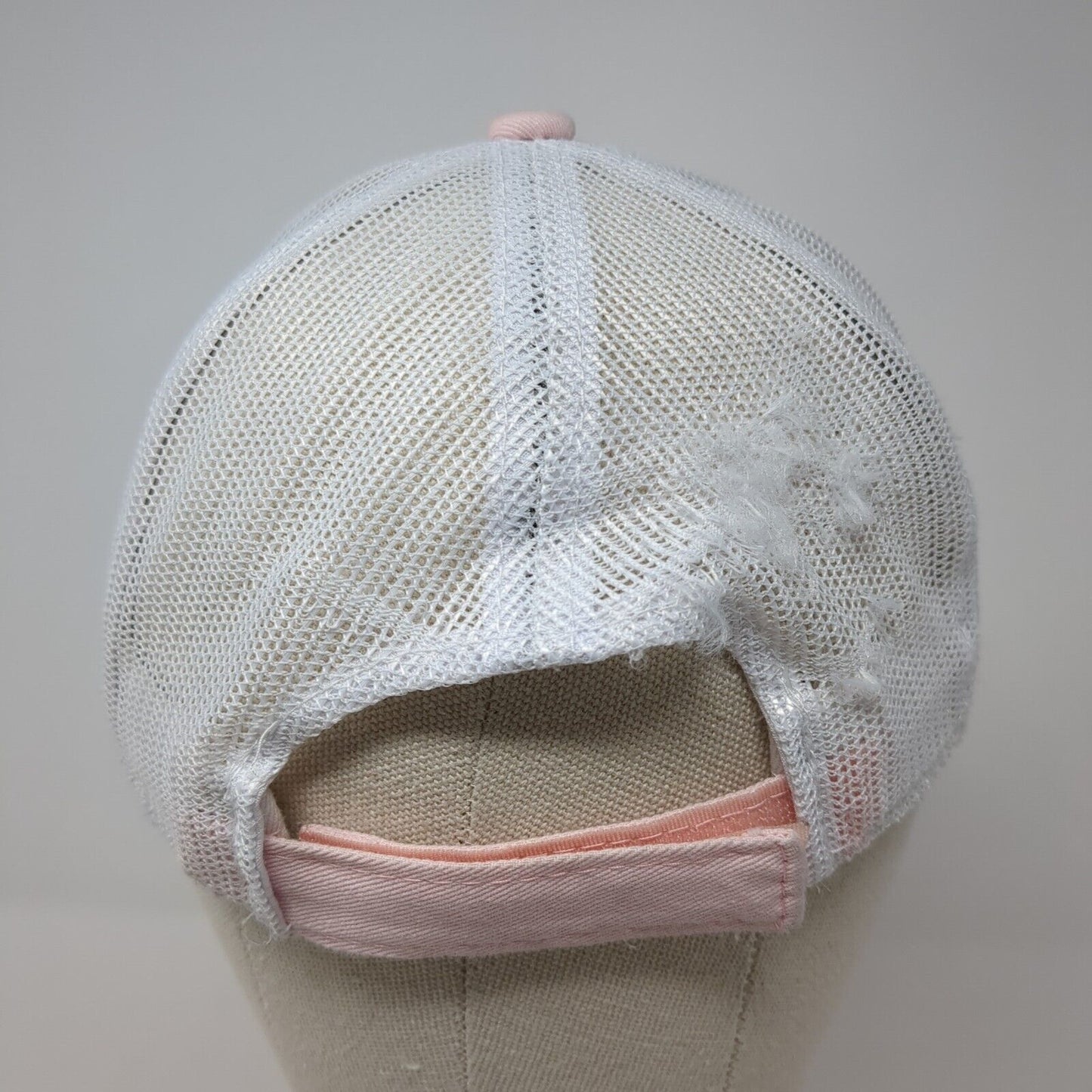 Rogersville Pharmacy Strapback Trucker Hat Pink OS Adjustable Mesh Outdoor Cap