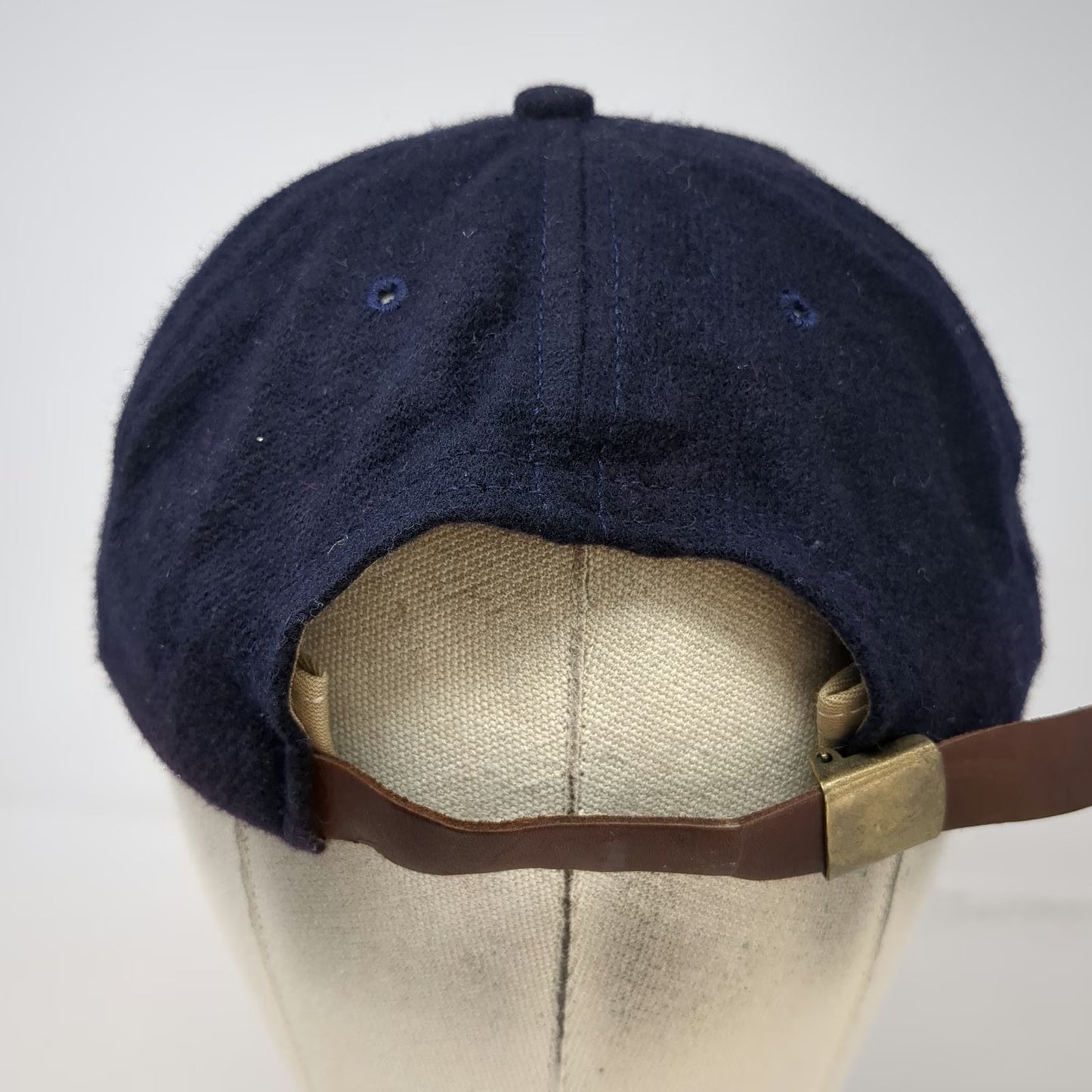 Ebbets Field Flannels Baseball Cap Blue One Size Late Show Wool Hat Vintage 90's