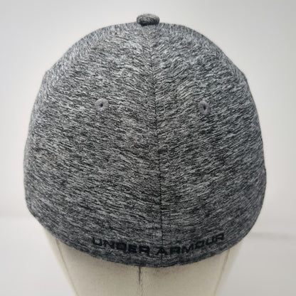 Under Armour Baseball Cap Gray L Heathered Stretch Fit Athletic Logo Golf Hat