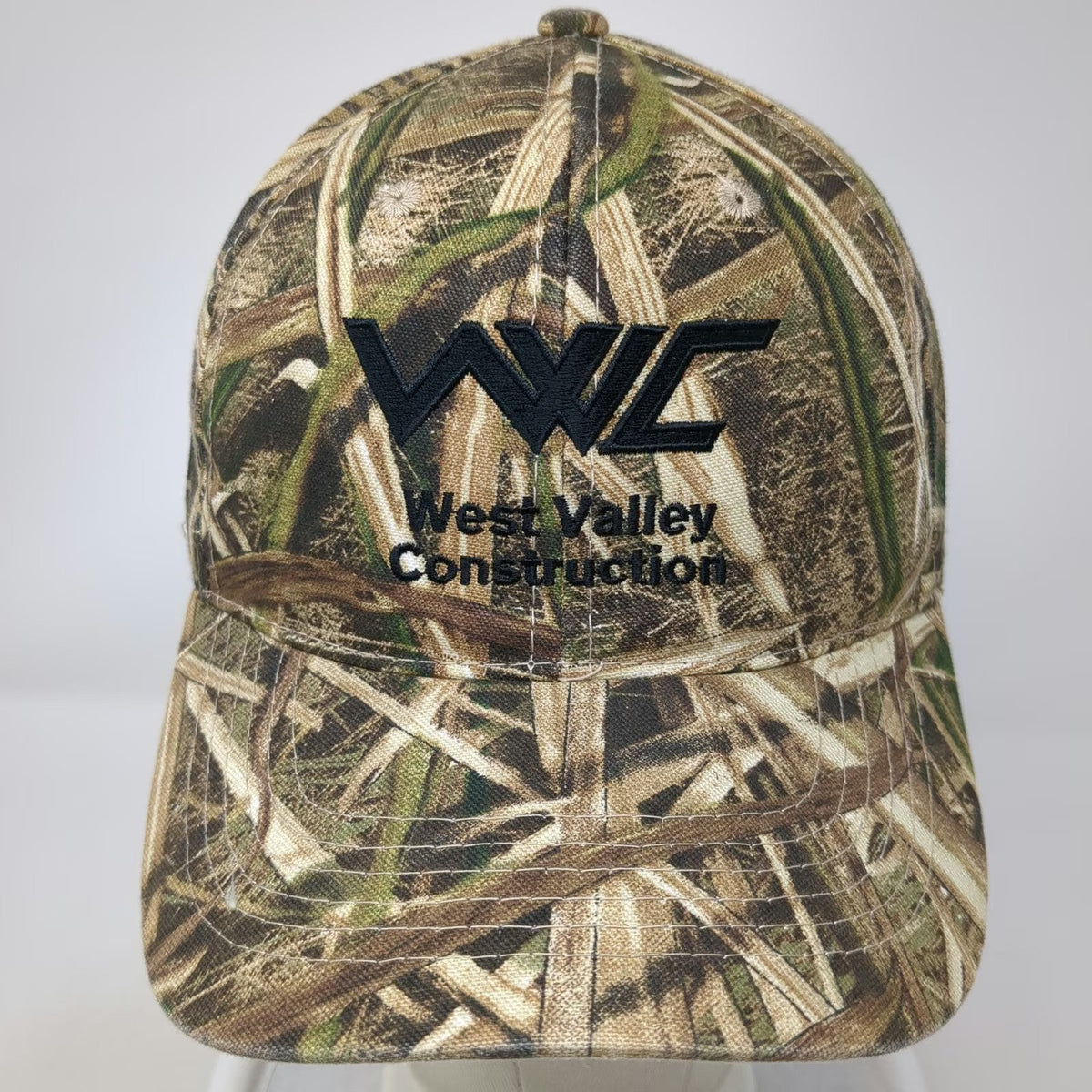 Outdoor Cap Snapback Brown One Size Camo West Valley Construction Logo hat