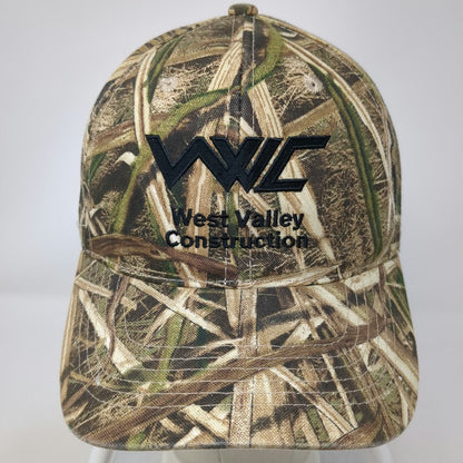 Outdoor Cap Snapback Brown One Size Camo West Valley Construction Logo hat