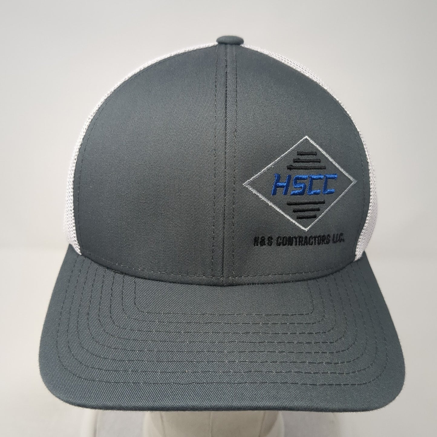 HSCC N&S Contractors LLC Snapback Trucker Hat Gray One Size Mesh Back