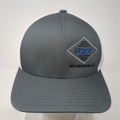 HSCC N&S Contractors LLC Snapback Trucker Hat Gray One Size Mesh Back