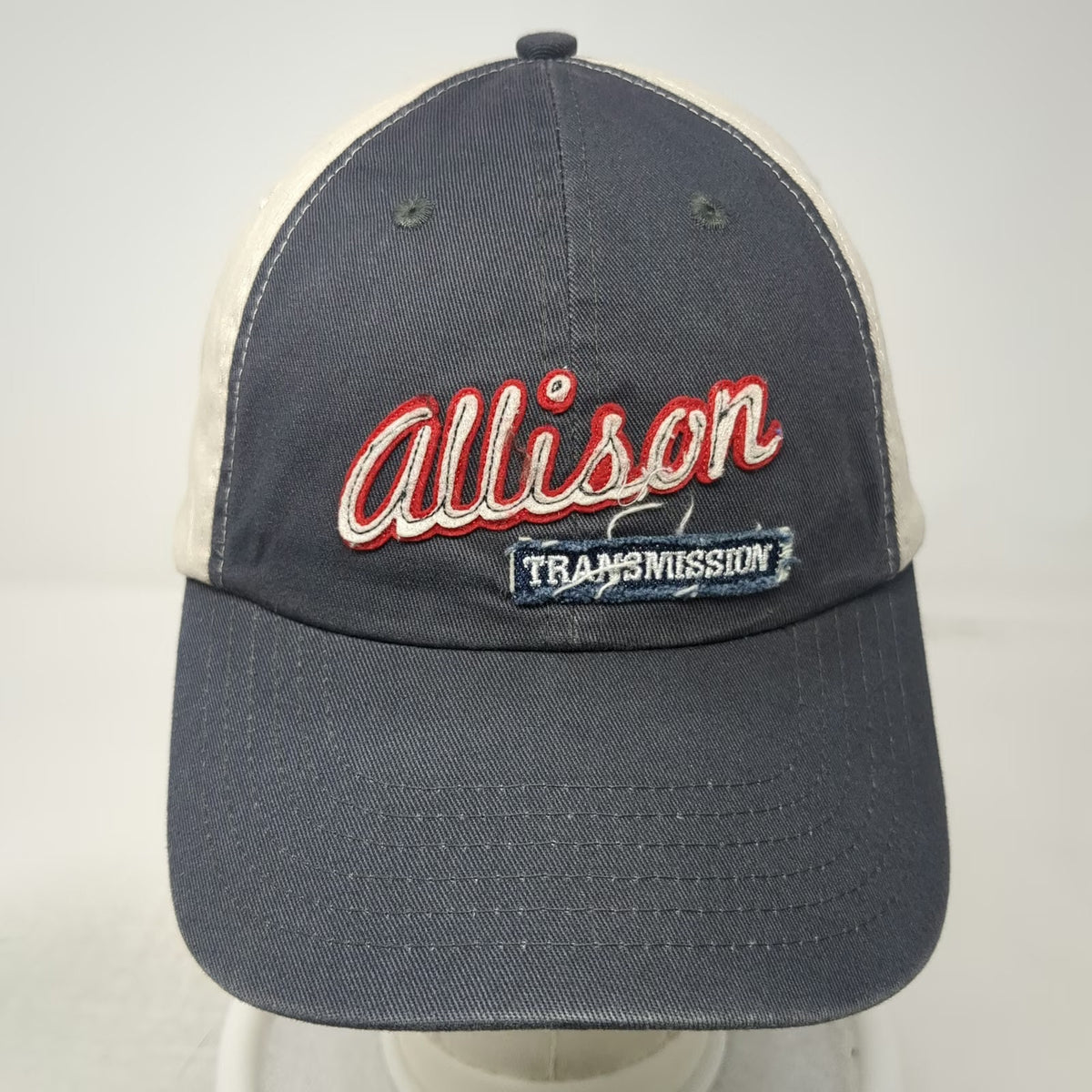 K-Products Baseball Cap Blue White One Size Allison Transmission Strapback Hat
