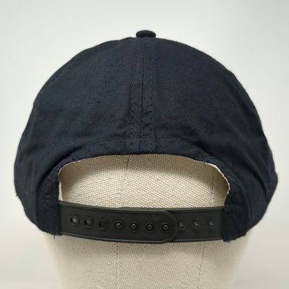 Tasco 5 Panel Blue One Size Snapback Rope Hat Cotton Green Logo Underbrim