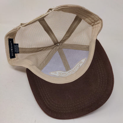 Power-Pole Shallow Water Anchor Swift Silent Secure Trucker Hat Brown OSFA Mesh