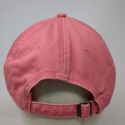 Nike Baseball Cap Pink One Size Heritage86 Embroidered Logo Slideback Hat Cotton