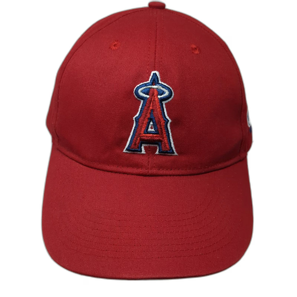 OC Sports Los Angeles Angels Baseball Cap Red One Size Strapback MLB Logo Hat