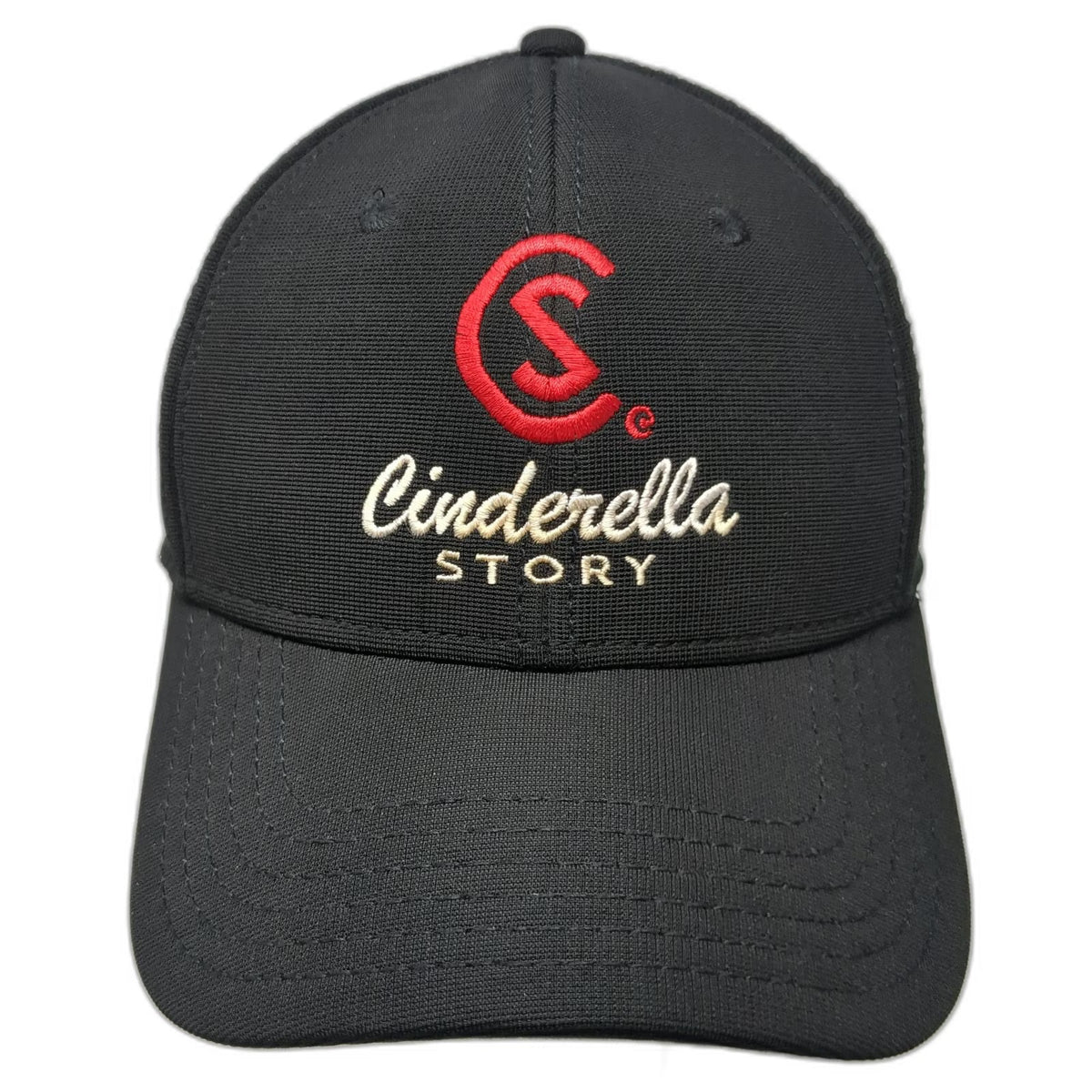 Otto Baseball Cap Black M Cinderella Story 9 Crown Flexible Fit Embroidered Hat