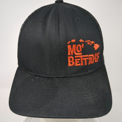 Kamel Trucker Hat Black One Size Mo' Bettahs Hawaii Mesh Snapback Restaurant hat