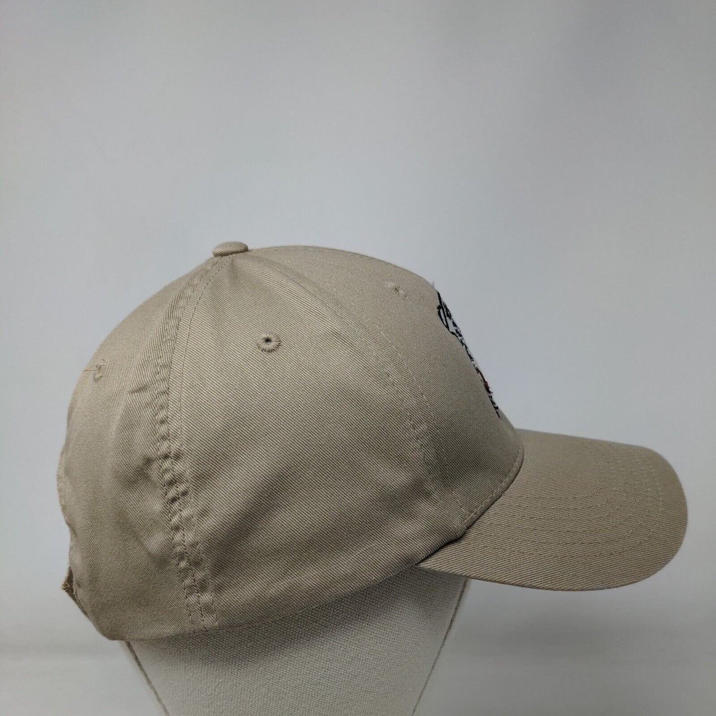 Williston Shooters Club Strapback Hat Tan One Size Adjustable Embroidered BIG X