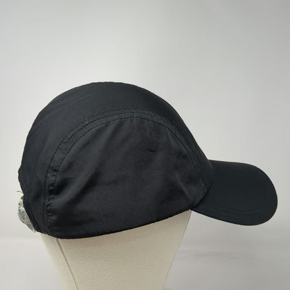 Gap Baseball Cap Black L Reflective Side Logo 5 Panel Polyester Running Hat