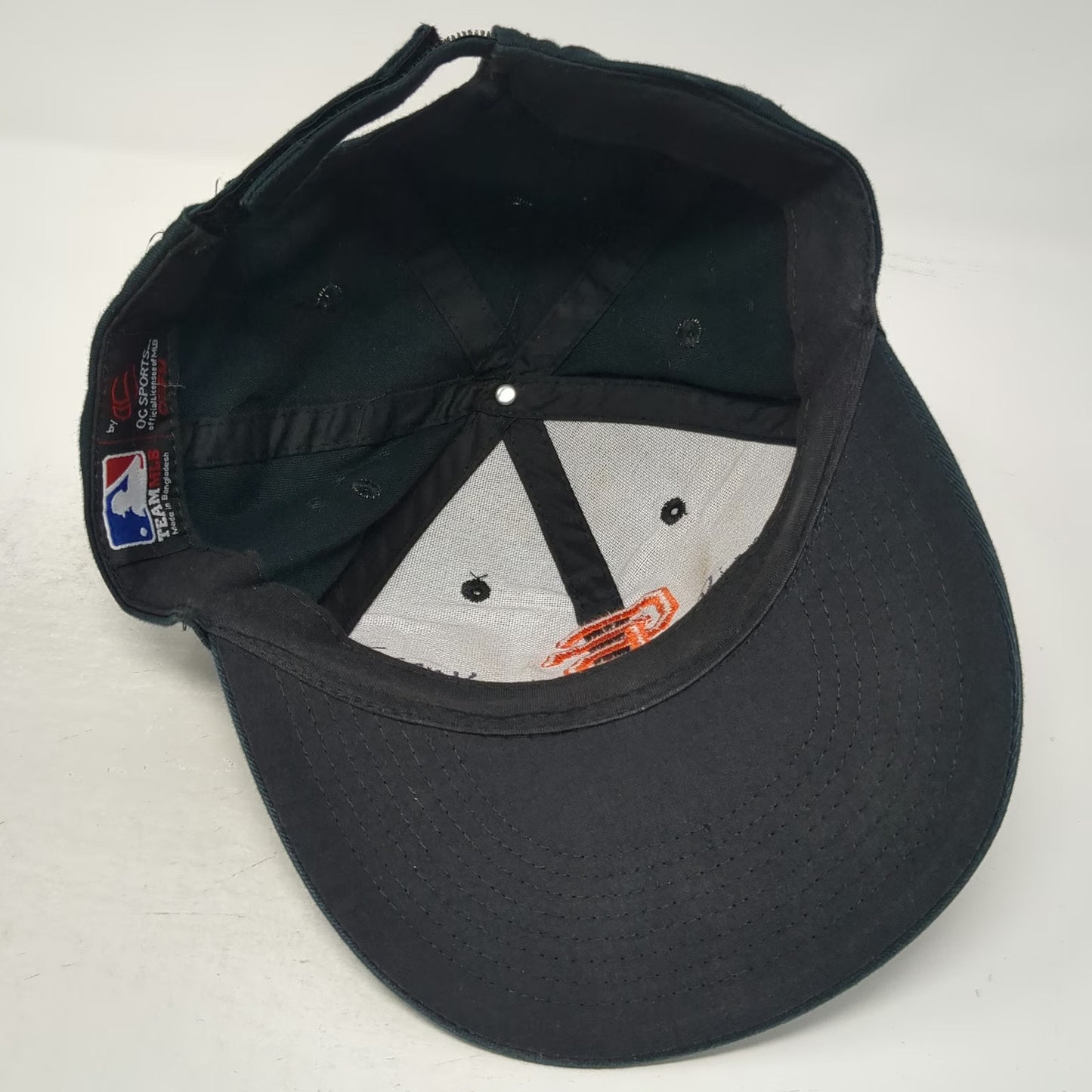 OC Sports San Francisco Giants MLB Black Baseball Cap One Size SF Strapback Hat