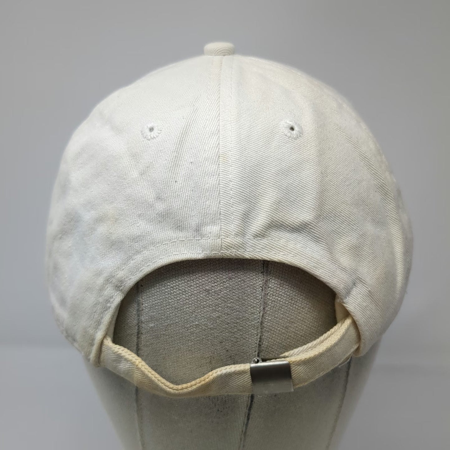 New York Jets NFL Team Apparel Cap White One Size Studded Slideback Logo Hat