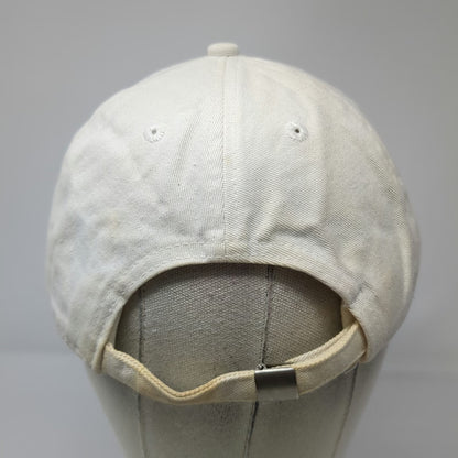 New York Jets NFL Team Apparel Cap White One Size Studded Slideback Logo Hat