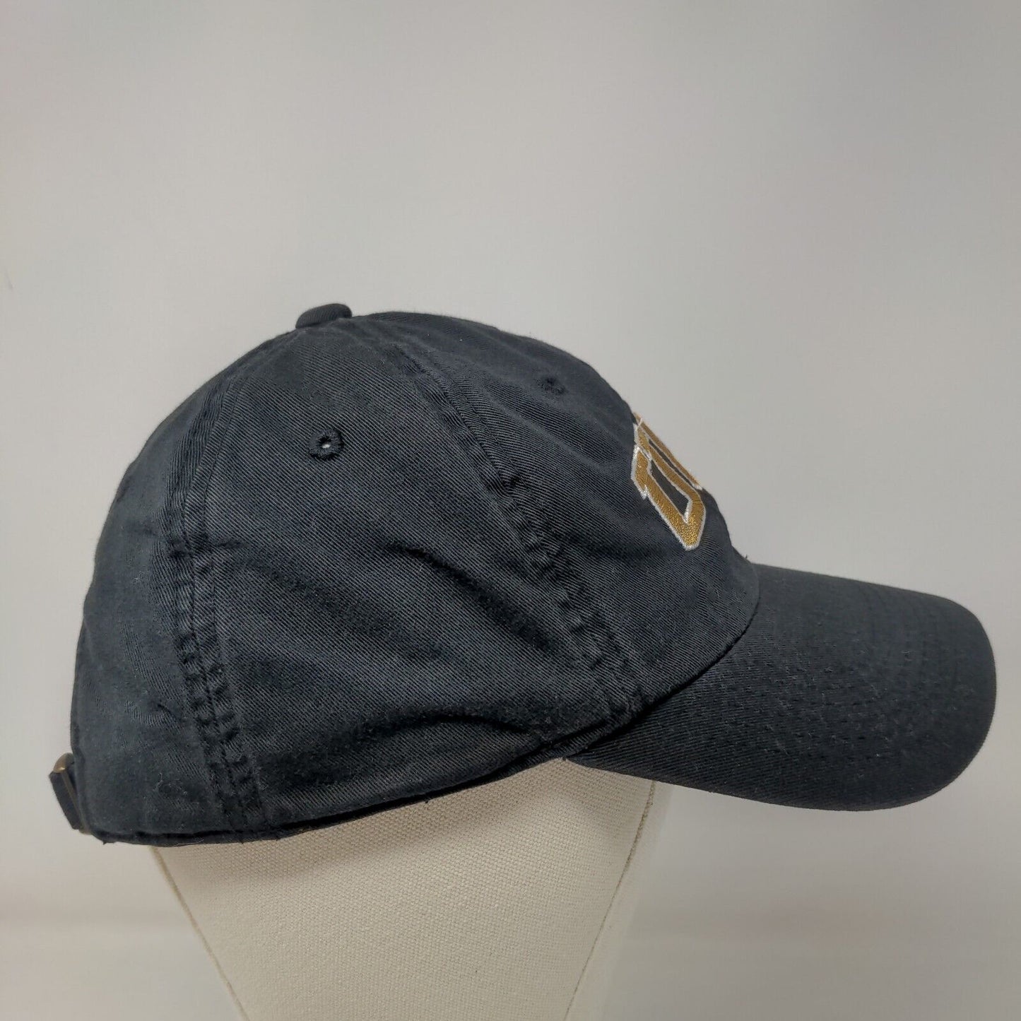 Top of the World Men's Slideback Hat Black Embroidered UCF Knights Logo Cotton