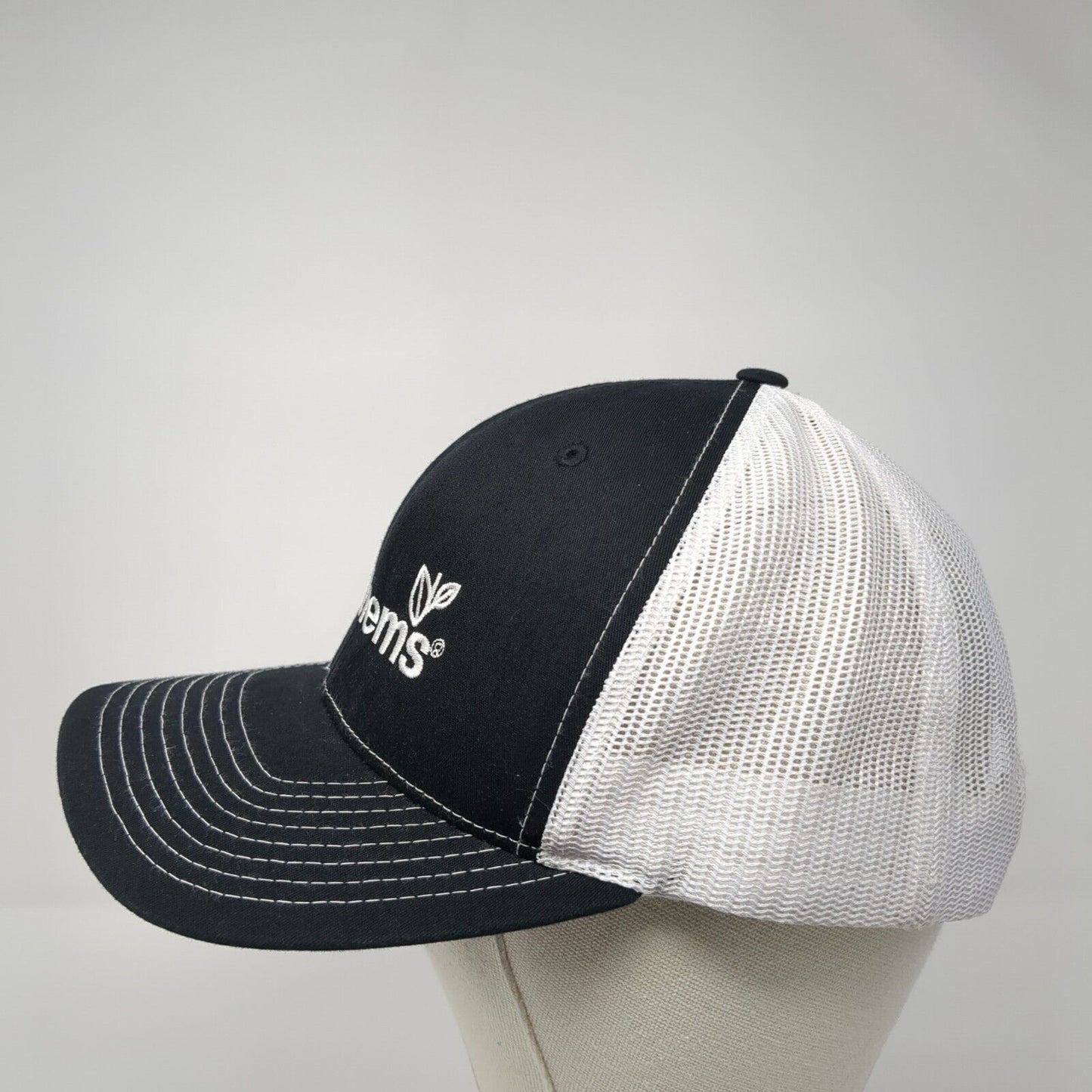 Nunhems Snapback Mesh Back Trucker Hat Black One Size 6 Panel Richardson