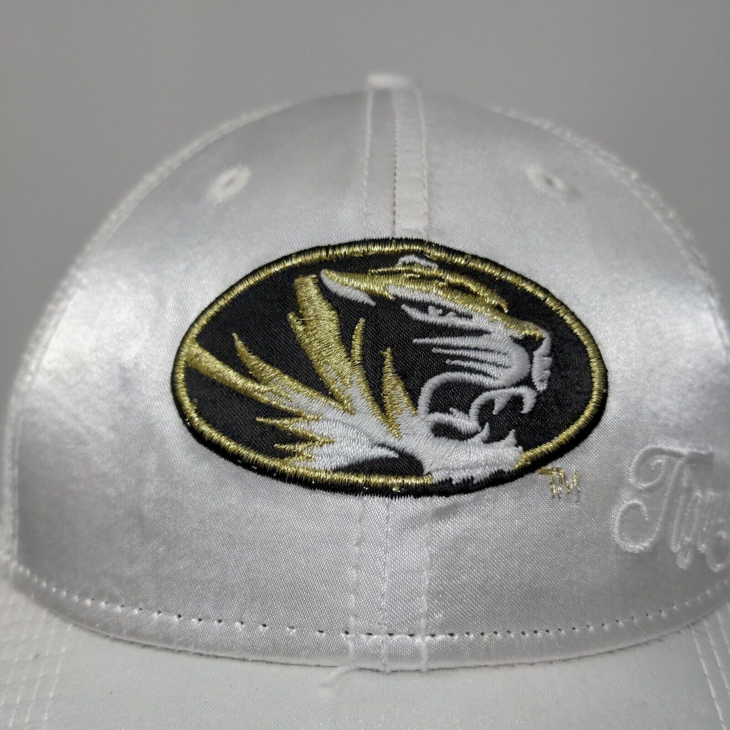 New Era Women's Snapback Mesh Back Hat White Embroidered Tigers Logo