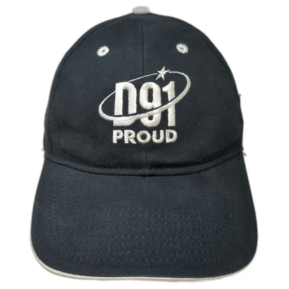 Hit Baseball Cap Black One Size Proud D91 Logo Sandwich Brim Embroidered Hat