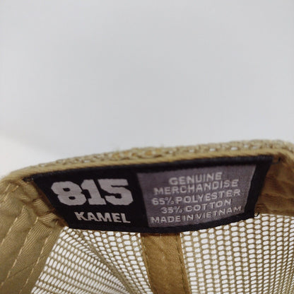 815 Kamel Snapback Trucker Hat Multicolor OSFA Adjustable Mesh Back Blank