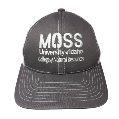 Moss University of Idaho College of Natural Resources Trucker Hat Gray OS Mesh