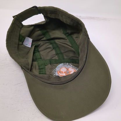 Kimilly Robinson 5 Panel Green Hat One Size Zip Pocket Monkey Wildlife Logo Cap