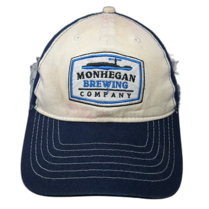 Brewery Branding Co Monhegan Brewing Co Trucker Hat Blue One Size Mesh Snapback