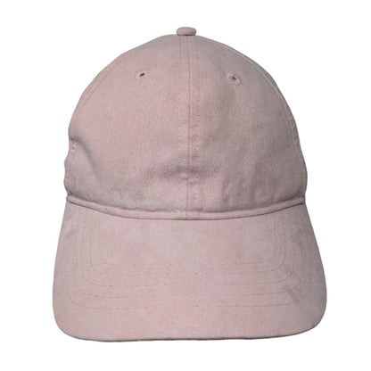 Unbranded Slideback Hat Solid Pink One Size Adjustable 6 Panel Blank