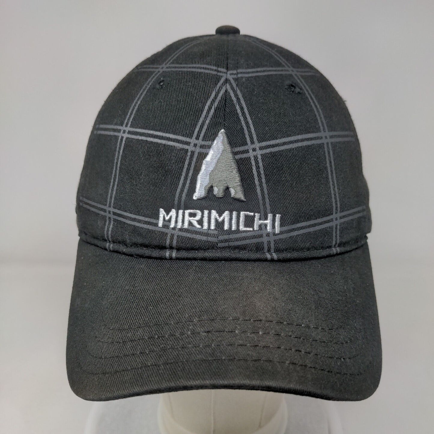 Mirimichi Strapback Hat Black One Size Embroidered Adjustable Pukka