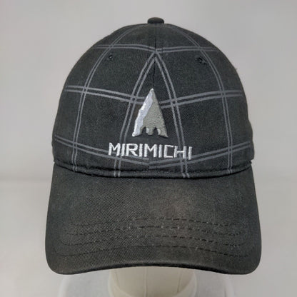 Mirimichi Strapback Hat Black One Size Embroidered Adjustable Pukka