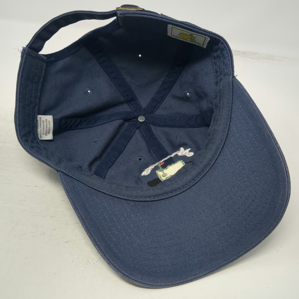 American Needle Baseball Cap Blue One Size Masters 2021 Tournament Golf Hat