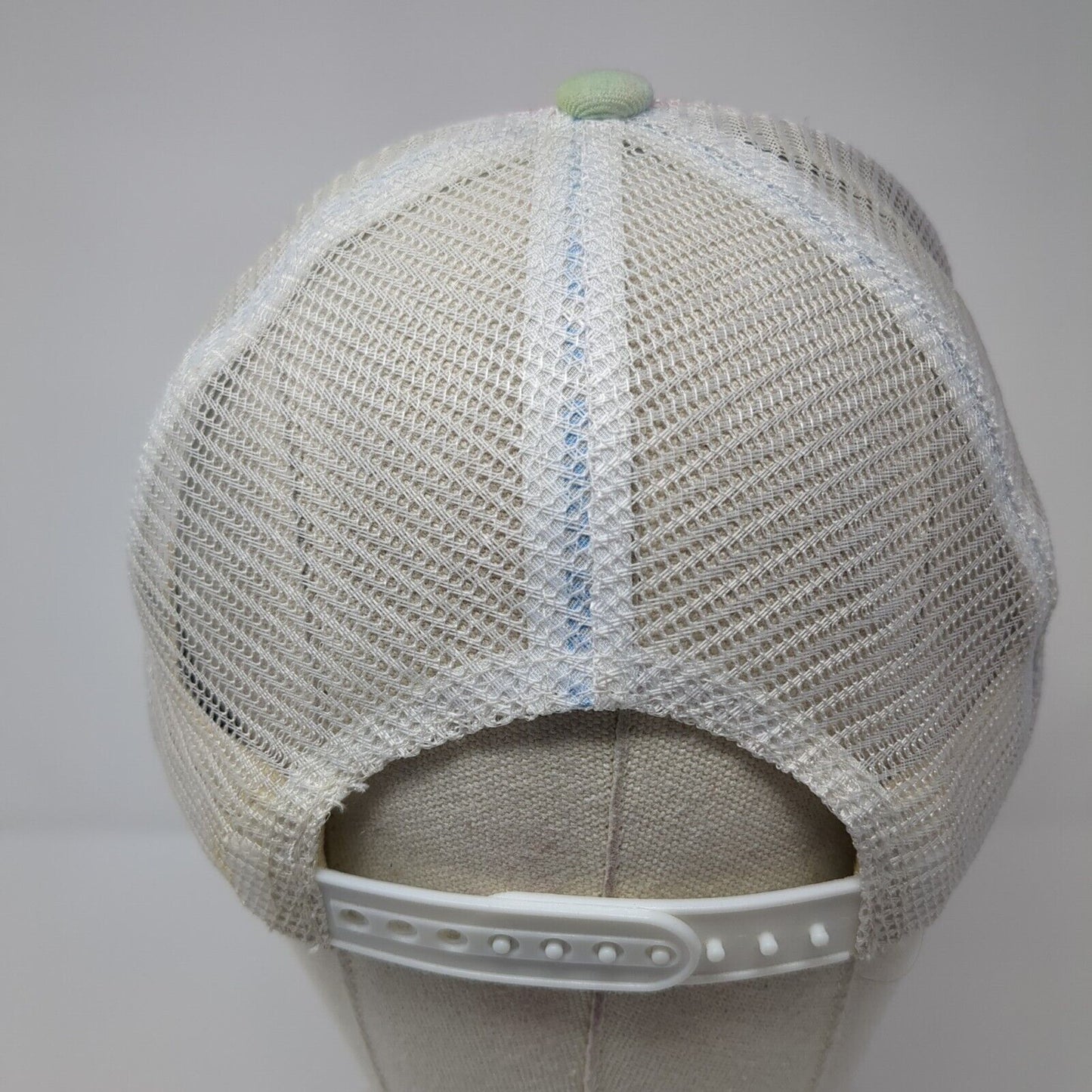 Soda Fountain Snapback Trucker Hat Multicolor OS Adjustable Tie Dye Mesh Back