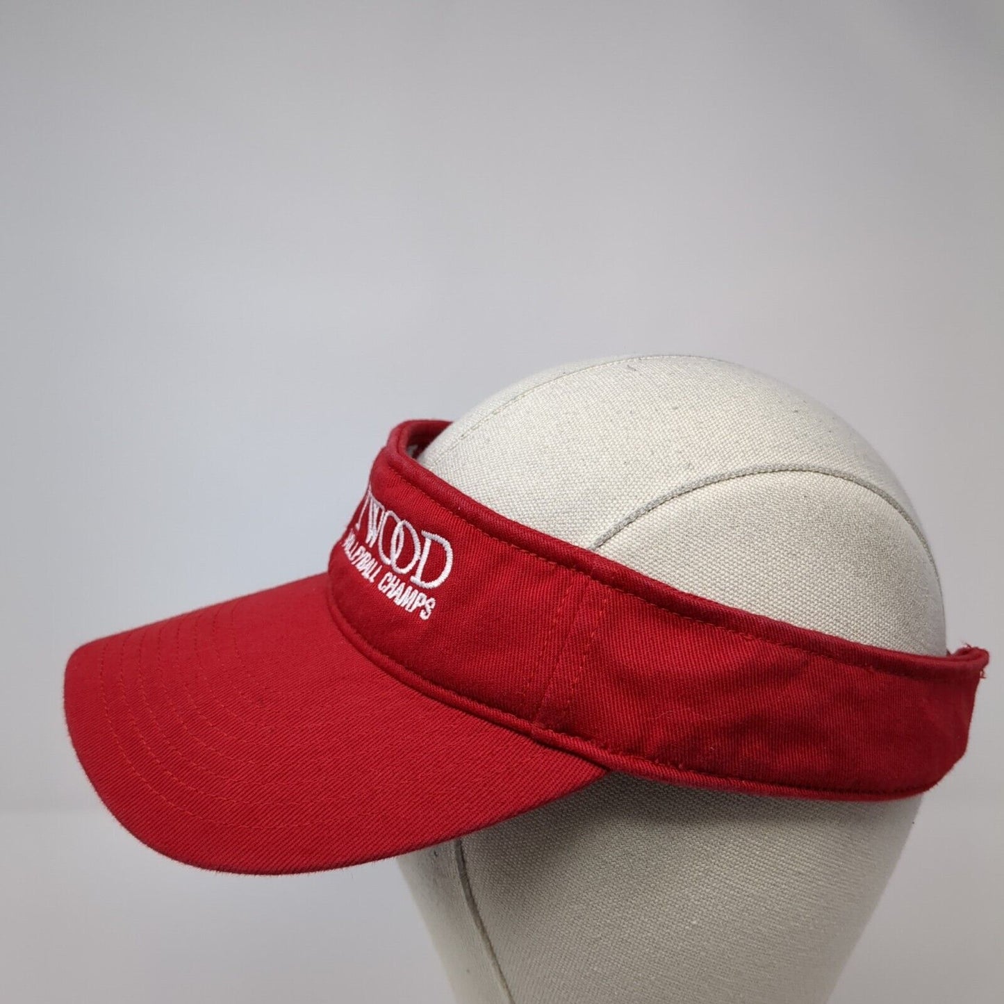 Brentwood 2018 Volleyball Champs Sun Visor Hat Red OS Adjustable R45 Richardson