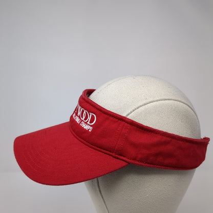 Brentwood 2018 Volleyball Champs Sun Visor Hat Red OS Adjustable R45 Richardson