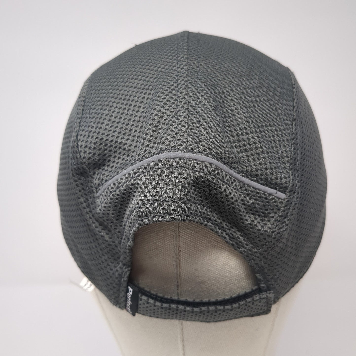 Unbranded Strapback 5 Panel Hat Gray One Size Adjustable Solid Blank
