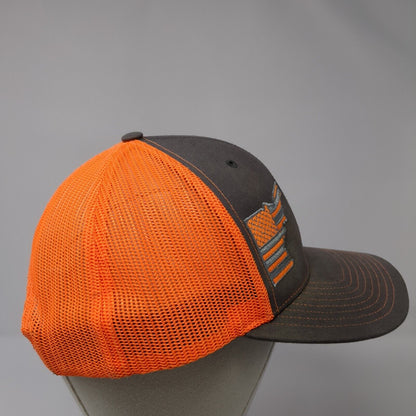 American Flag Snapback Trucker Hat Multi One Size Mesh Back Richardson