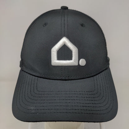 Vivint Strapback Hat Black OSFM Embroidered Laser Cut New Era 9Forty