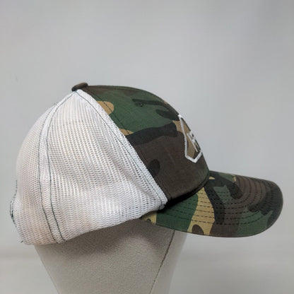 Richardson Snapback Trucker Hat Camouflage One Size Adjustable Mesh Back