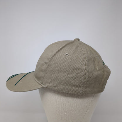 Mount Carmel Safaris Strapback Hat Tan One Size Adjustable Embroidered