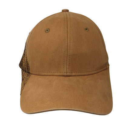 Dri Duck Strapback Hat Brown One Size Adjustable Embroidered Outdoor