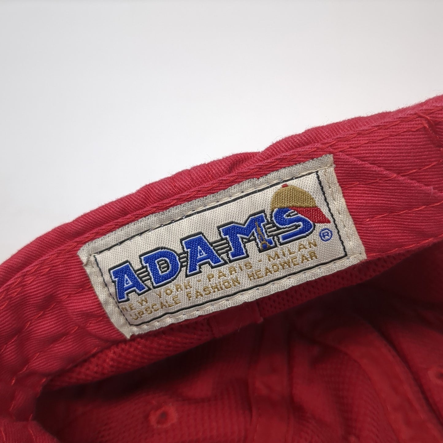 United States Coast Guard Slideback Hat Red One Size Leather Strap