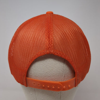 Yellow Snapback Trucker Hat Orange OS Adjustable Mesh Back 6 Panel YoungAn