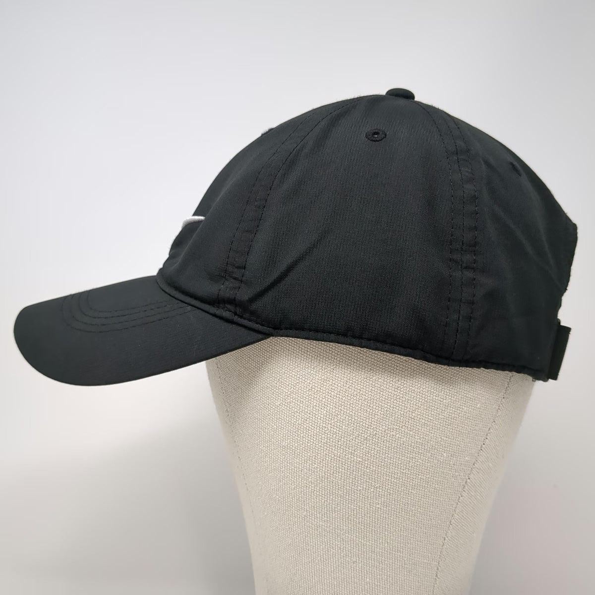 Nike Baseball Cap Black One Size Dri-Fit Legacy91 Strapback Hat Swoosh Logo