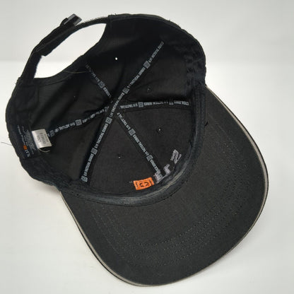 5.11 Tactical 2012 Strapback Hat Black One Size Adjustable Embroidered