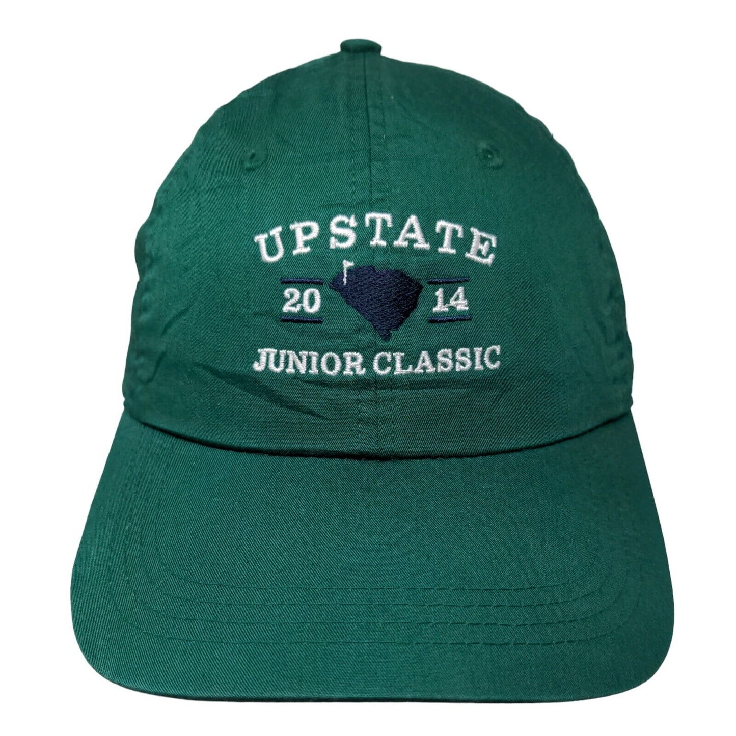Upstate 2014 Junior Classic P. Lewis Strapback Hat Green Extreme Fit Embroidered