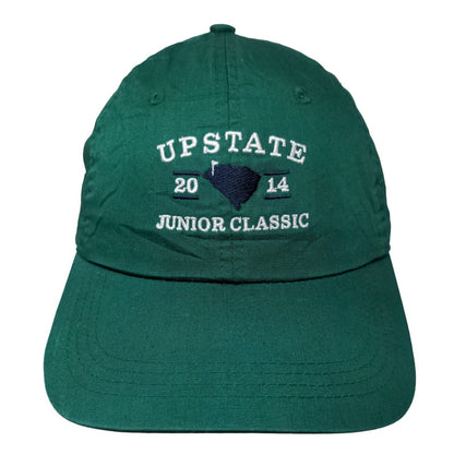 Upstate 2014 Junior Classic P. Lewis Strapback Hat Green Extreme Fit Embroidered