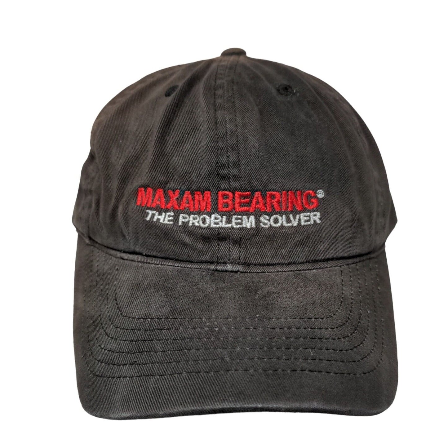 Maxam Bearing The Problem Solver Slideback Hat Black OS Embroidered Richardson