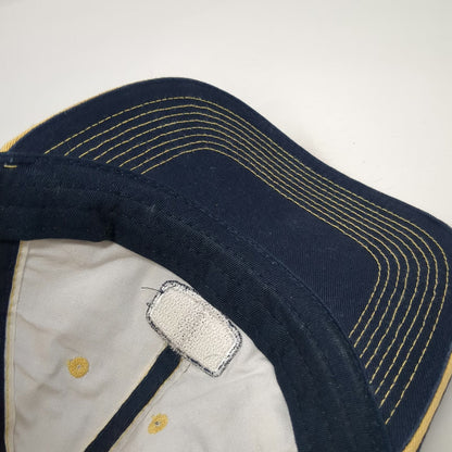 Ahead Baseball Cap Blue Yellow XL Ropes Baseball Hat Contrast Stitching